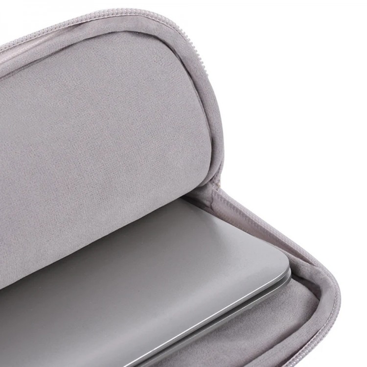 Θήκη Μεταφοράς TECH-PROTECT CanvasArtisan Handbag BRIEFCASE Sleeve για Laptop,MacBook 15-16 - ΧΑΚΙ ΡΟΖ - H2-B02