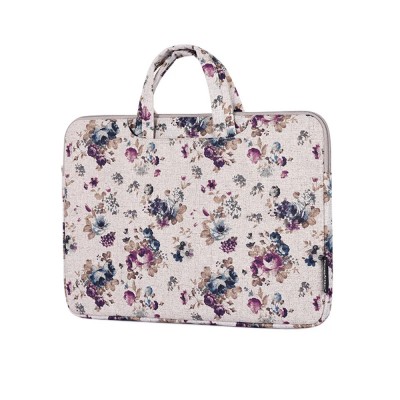 Θήκη Μεταφοράς TECH-PROTECT CanvasArtisan Handbag BRIEFCASE Sleeve για Laptop,MacBook 15-16 - ΧΑΚΙ ΡΟΖ - H2-B02