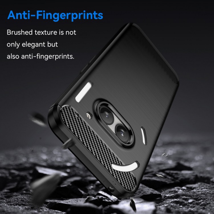 Θήκη TECH PROTECT Techsuit CARBON για Nothing Phone (2a) / (2a) Plus - ΜΑΥΡΟ