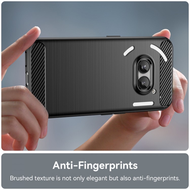 Θήκη TECH PROTECT Techsuit CARBON για Nothing Phone (2a) / (2a) Plus - ΜΑΥΡΟ