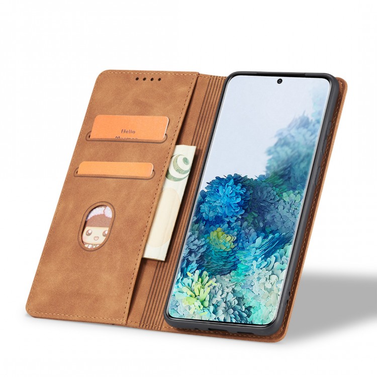 Θήκη TECH PROTECT Bodycell δερμάτινο WALLET FOLIO Pu Leather για SAMSUNG GALAXY A05s 2024 - ΚΑΦΕ