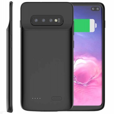 Case TECH PROTECT BATTERY PACK with extra battery 5.000MAH for SAMSUNG GALAXY S10 PLUS - BLACK