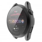 Θήκη Tech Protect DEFENSE Frame με προστασία οθόνης για Huawei Watch 3 Pro 48mm - ΜΑΥΡΟ