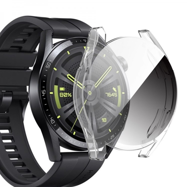 Θήκη ERBORD DEFENSE Frame για Huawei Watch GT 3 46mm - ΔΙΑΦΑΝΟ