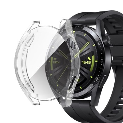 Case ERBORD DEFENSE Frame for Huawei Watch GT 3 46mm - Transparent CRYSTAL CLEAR