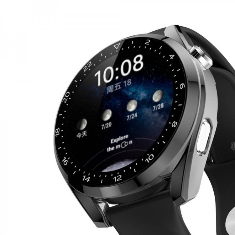 Θήκη Tech Protect DEFENSE COVER με προστασία οθόνης για Huawei Watch 3 Pro 48mm - ΓΚΡΙ