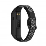 Tech Protect SMOOTHBAND λουράκι για Samsung Galaxy Fit 2 SM-R220 smartwatch - ΜΑΥΡΟ ΓΚΡΙ