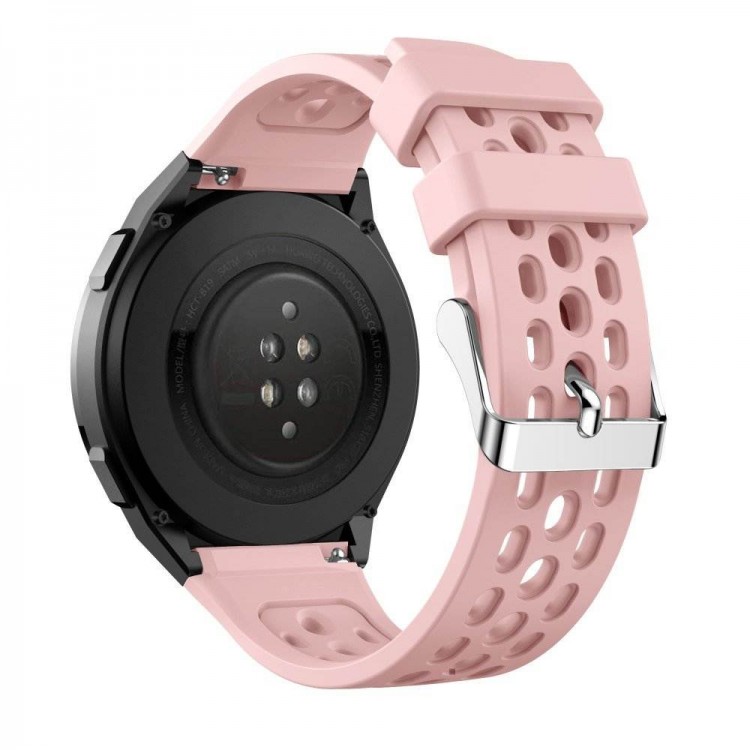 Tech Protect Bi-Color SILICONE λουράκι για Huawei Watch GT2e 46MM - ΡΟΖ 