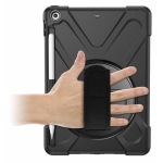 Θήκη TECH PROTECT SURVIVE Securit για Apple iPad 9.7 (2017/18 - 5th/6th gen) , με χειρολαβή & ιμάντα ώμου , polybag edt - ΜΑΥΡΟ
