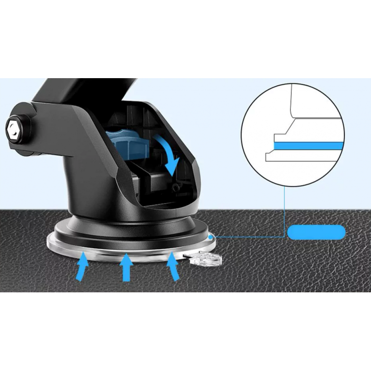 TECH-PROTECT Universal Βάση στήριξης αυτοκινήτου DASHBOARD & ΑΕΡΑΓΩΓΩΝ με Ασύρματη Φόρτιση Smart Sensor R2 - ΜΑΥΡΟ ΑΣΗΜΙ - R2-QI