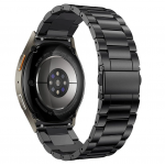 TECH PROTECT STAINLESS STEEL λουράκι μπρασελέ για SAMSUNG GALAXY WATCH 4 / 5 / 5 Pro / 6 / 7 / FE - ΜΑΥΡΟ