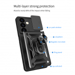 Θήκη TECH PROTECT CAMSHIELD Ring Armor CamPro για Samsung Galaxy A25 5G - ΜΑΥΡΟ