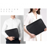 Θήκη Μεταφοράς TECH-PROTECT CanvasArtisan Laptop Sleeve Zipper, Eco Leather για NOTEBOOK 15-16 - ΜΑΥΡΟ - L36-M06