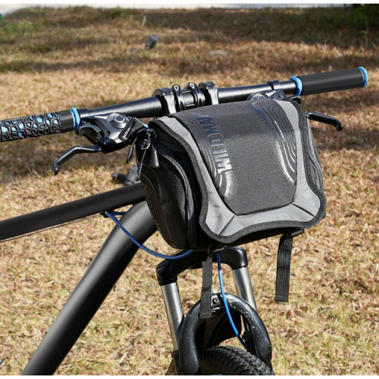 TECH PROTECT WILDMAN αδιάβροχη τσάντα Τιμονιού ποδηλάτου HARDPOUCH BIKE MOUNT - H8 - ΜΑΥΡΟ 