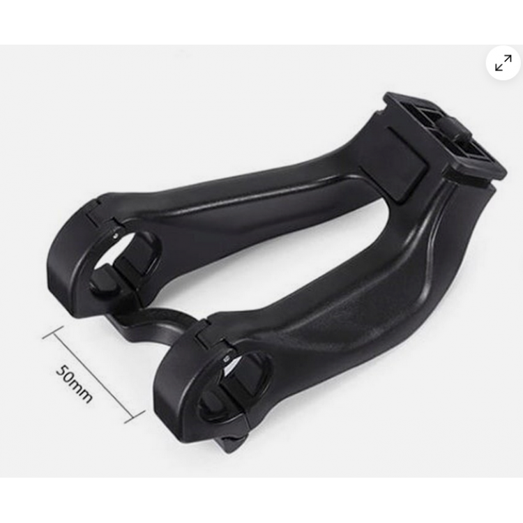 TECH PROTECT WILDMAN αδιάβροχη τσάντα Τιμονιού ποδηλάτου HARDPOUCH BIKE MOUNT - H8 - ΜΑΥΡΟ 