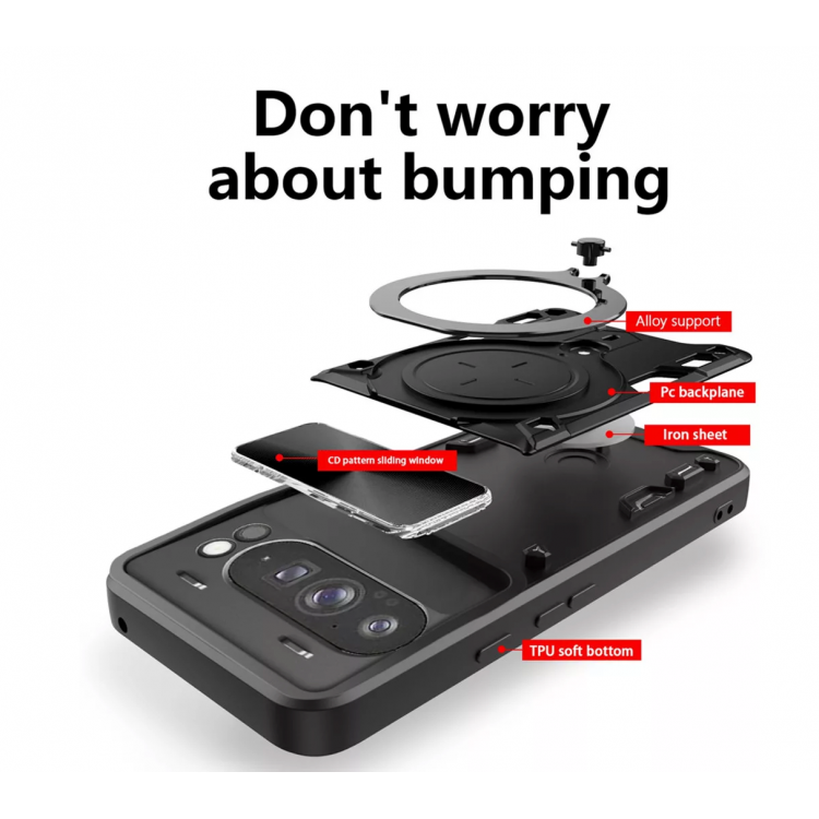 Θήκη TECH PROTECT TECHSUIT CamGuard PRO για Xiaomi Poco F8 Ultra - ΜΑΥΡΟ