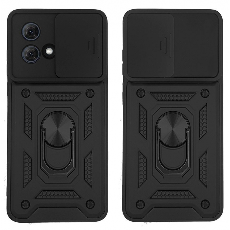 Θήκη TECH PROTECT Sonique CAMSHIELD Ring Armor CamPro για Motorola Moto G84 5G - ΜΑΥΡΟ