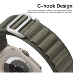 TECH PROTECT NYLON PRO Alpine Loop Λουράκι για APPLE WATCH Series / ULTRA series (42 / 44 / 45 / 46 / 49 MM) - Γκρι