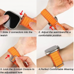 TECH PROTECT NYLON PRO Alpine Loop Λουράκι για APPLE WATCH Series / ULTRA series (42 / 44 / 45 / 46 / 49 MM) - Γκρι