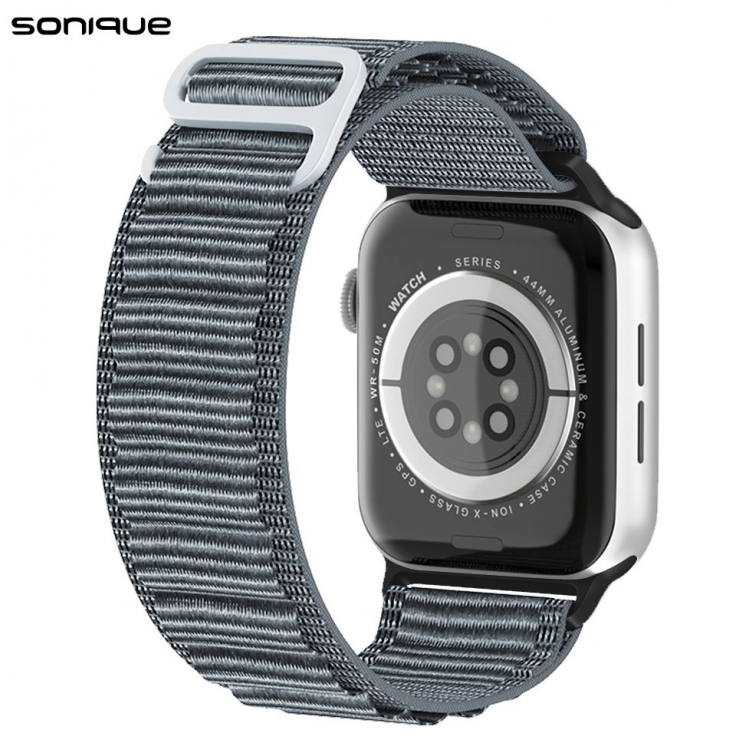 TECH PROTECT NYLON PRO Alpine Loop Λουράκι για APPLE WATCH Series / ULTRA series (42 / 44 / 45 / 46 / 49 MM) - Γκρι