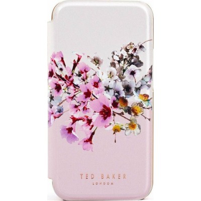 CASE TED BAKER Mirror Folio for Apple iPhone 12 , 12 PRO 6.1 - 80495 - AW20 P1 WW - Jasmine Pink Cream Rose Gold