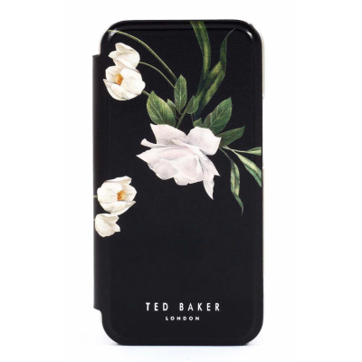 CASE TED BAKER Folio Mirror for Apple iPhone 12 mini 5.4 - 80549 - Elderflower BLACK SILVER 