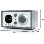 Tivoli Audio Model One+ FM/DAB+ Radio με Bluetooth,ρολόι & ξυπνητήρι ,LED, χειριστήριο - ΓΚΡΙ/ΛΕΥΚΟ - M1P-0196-UNL