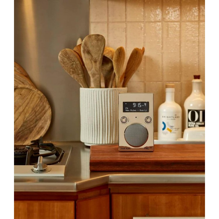  Tivoli Audio PAL+ BT Portable Bluetooth ΨΗΦΙΑΚΟ ΡΑΔΙΟΦΩΝΟ FM/DAB+ Radio - Chrome - TI-PPBTCHROME