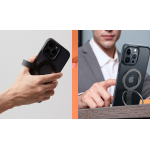 Torras Ostand UNIVERSAL Μαγνητική Βάση RING 360° Rotatable Stand, Phone Holder/Grip, Easy Attach - Titanium ΜΑΥΡΟ - TS-0419