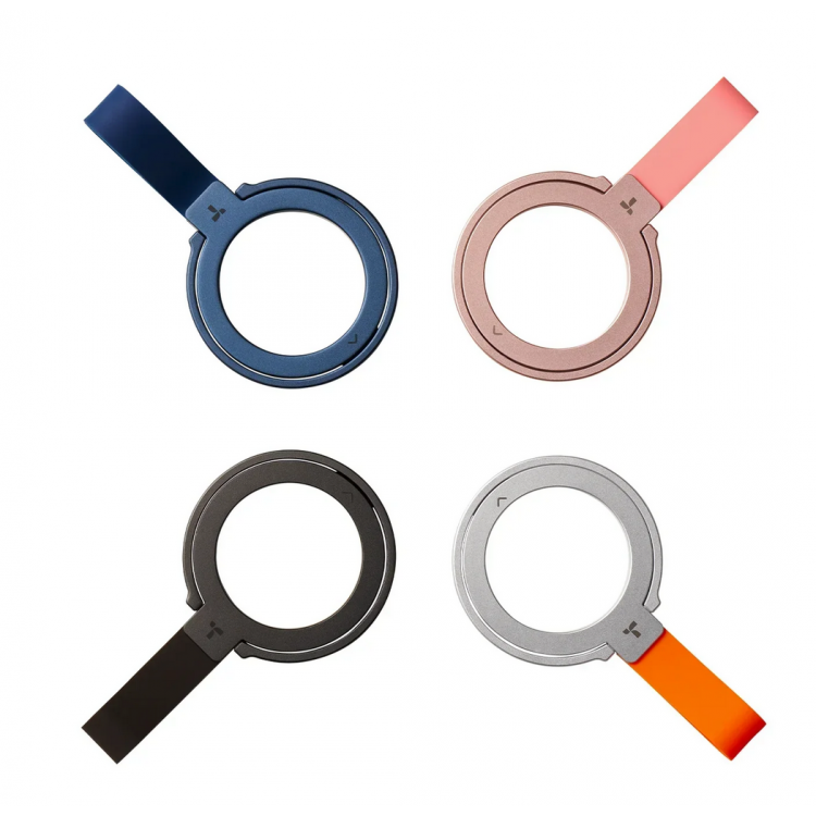 Torras Ostand UNIVERSAL Μαγνητική Βάση RING 360° Rotatable Stand, Phone Holder/Grip, Easy Attach - ΜΠΛΕ - TS-0419