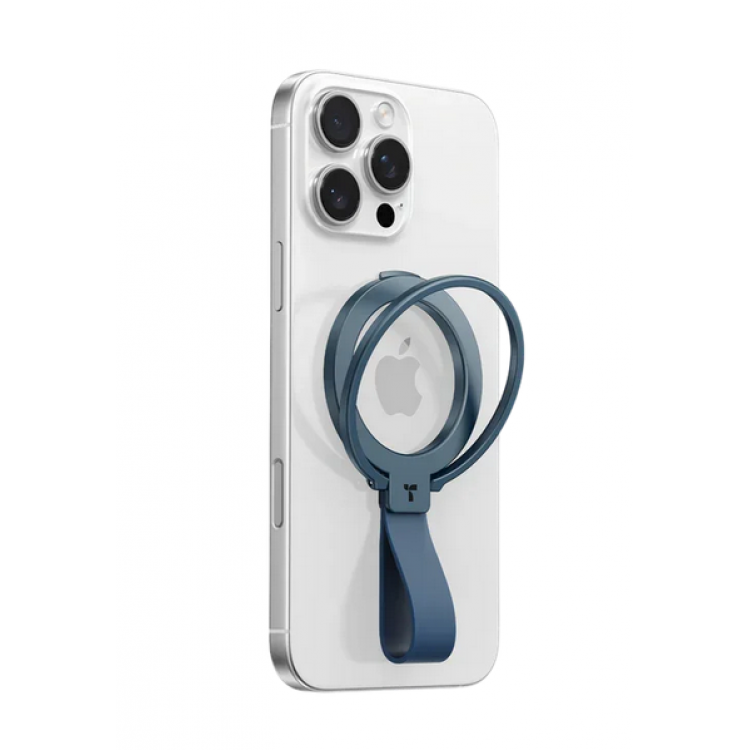 Torras Ostand UNIVERSAL Μαγνητική Βάση RING 360° Rotatable Stand, Phone Holder/Grip, Easy Attach - ΜΠΛΕ - TS-0419