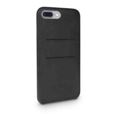 Case Twelve South Relaxed Leather for APPLE iPhone 7 Plus, 8 Plus - Black - TW-12-1653