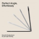Twelve South Curve Nano Slate Ultra-Slim ρυθμιζόμενη Φορητή Βάση για Apple iPhone series,Android, Smartphones - ΓΚΡΙ - TW-TS-2560