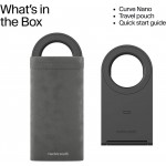 Twelve South Curve Nano Slate Ultra-Slim ρυθμιζόμενη Φορητή Βάση για Apple iPhone series,Android, Smartphones - ΓΚΡΙ - TW-TS-2560