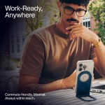 Twelve South Curve Nano Slate Ultra-Slim ρυθμιζόμενη Φορητή Βάση για Apple iPhone series,Android, Smartphones - ΓΚΡΙ - TW-TS-2560