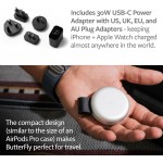 Twelve South Butterfly SE 2-σε-1 Qi2 MagSafe Ασύρματη βάση φόρτισης για Smartphones/Apple Watch series/Airpods - TW-TS-2431 - ΡΟΖ