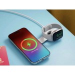 Twelve South Butterfly SE 2-σε-1 Qi2 MagSafe Ασύρματη βάση φόρτισης για Smartphones/Apple Watch series/Airpods - TW-TS-2431 - ΡΟΖ