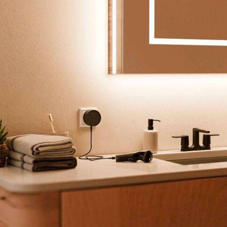 TwelveSouth PowerBug 35W EU, Φορτιστής-Μπρίζα τοίχου με MagSafe/Qi2 ασύρματη φόρτιση και ενσωματωμένη θύρα USB‑C PD - Dune ΛΕΥΚΟ - TW-TS-2545