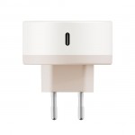 TwelveSouth PowerBug 35W EU, Φορτιστής-Μπρίζα τοίχου με MagSafe/Qi2 ασύρματη φόρτιση και ενσωματωμένη θύρα USB‑C PD - Dune ΛΕΥΚΟ - TW-TS-2545