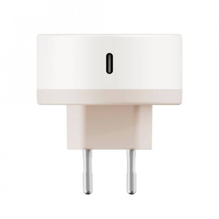 TwelveSouth PowerBug 35W EU, Φορτιστής-Μπρίζα τοίχου με MagSafe/Qi2 ασύρματη φόρτιση και ενσωματωμένη θύρα USB‑C PD - Dune ΛΕΥΚΟ - TW-TS-2545
