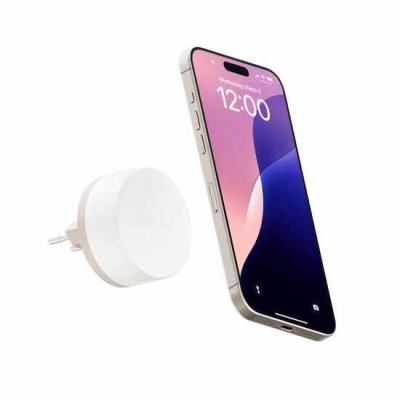 TwelveSouth PowerBug 35W EU, Φορτιστής-Μπρίζα τοίχου με MagSafe/Qi2 ασύρματη φόρτιση και ενσωματωμένη θύρα USB‑C PD - Dune ΛΕΥΚΟ - TW-TS-2545