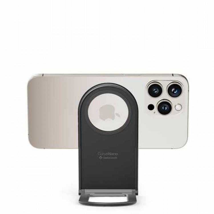Twelve South Curve Nano Slate Ultra-Slim ρυθμιζόμενη Φορητή Βάση για Apple iPhone series,Android, Smartphones - ΓΚΡΙ - TW-TS-2560