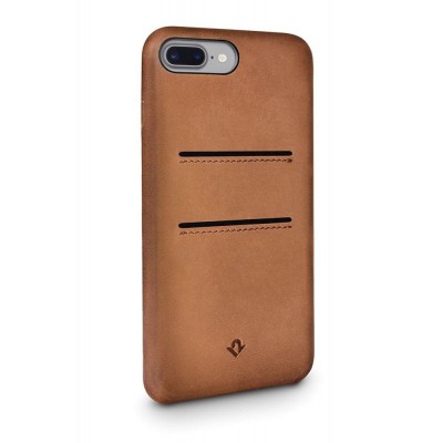 Case Twelve South Relaxed Leather for APPLE iPhone 7 Plus, 8 Plus - Cognac BROWN - TW-12-1654 