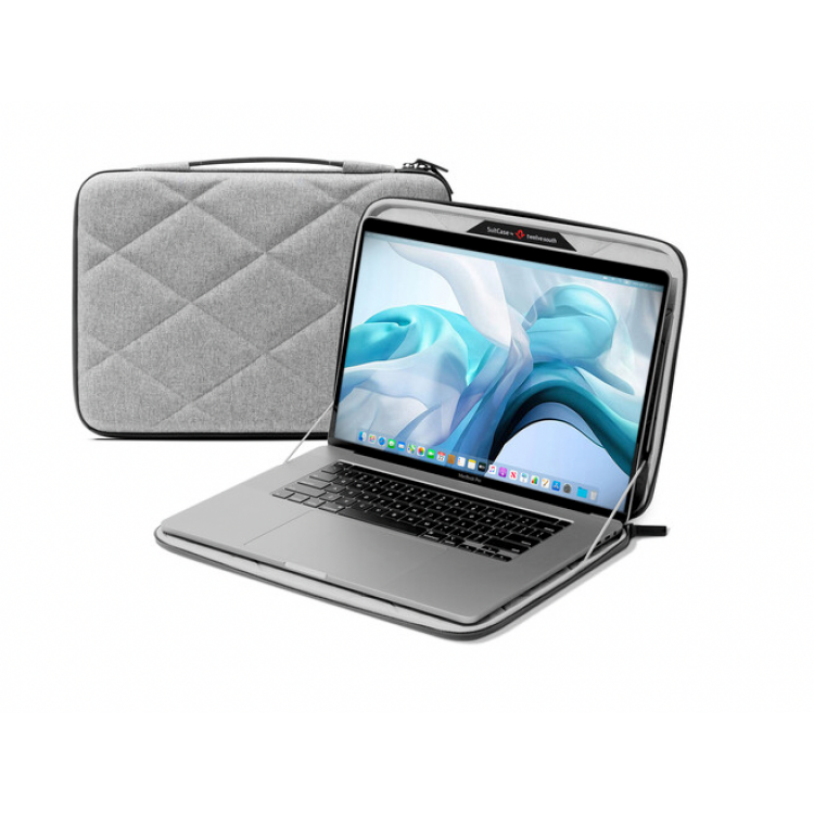 Θήκη TWELVE SOUTH SuitCase SLIM BRIEF Handle για Φορητούς υπολογιστές και Macbook Pro 16 - ΓΚΡΙ - TW-12-2018 