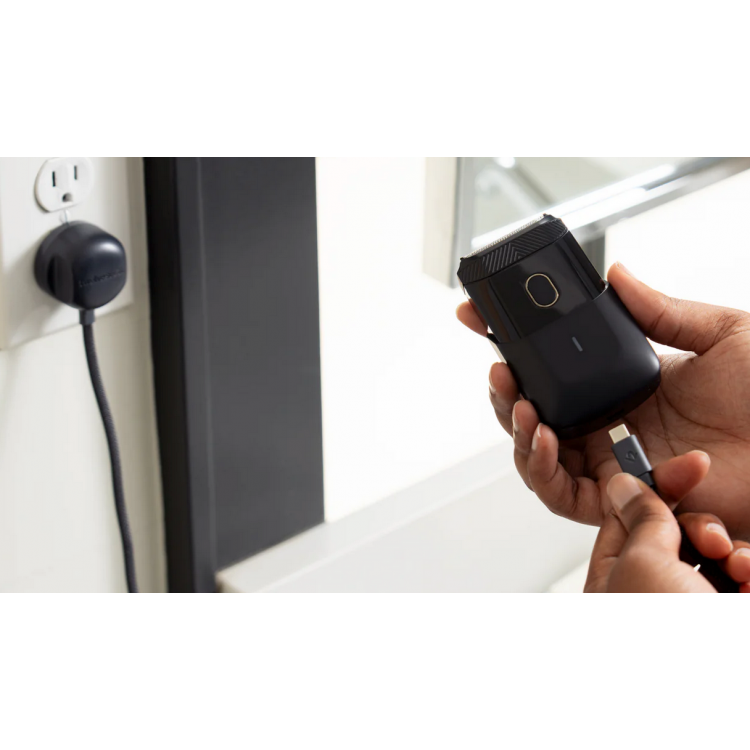 TwelveSouth PowerCord USB-C 30W PD 3.0 Ταχυφορτιστής & Extra-long καλώδιο 3μ. - ΜΑΥΡΟ Slate - TW-TS-25412