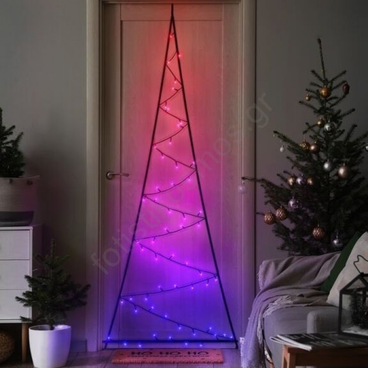 Twinkly Xmas LED DECOR 2M. Δέντρο Χριστουγέννων με 70 Led λαμπάκια RGΒW , EU Μπρίζα - TWWT050SPP-BEU