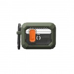 Θήκη UAG Plasma για Apple AirPods PRO 3 2025, Ασύρματη φόρτιση/Ένδειξη LED, αποσπώμενο Carabiner Hook - Olive ΠΡΑΣΙΝΟ - 104132117272