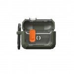 Θήκη UAG Plasma για Apple AirPods PRO 3 2025, Ασύρματη φόρτιση/Ένδειξη LED, αποσπώμενο Carabiner Hook - Olive ΠΡΑΣΙΝΟ - 104132117272