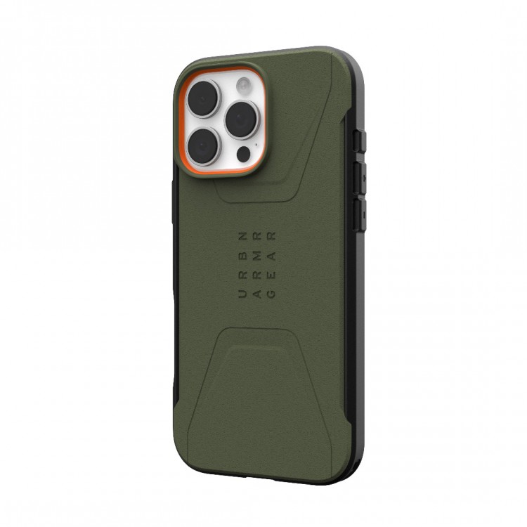 Θήκη UAG Civilian MagSafe για Apple iPhone 16 PRO MAX 6.9 2024 - Olive Drab ΠΡΑΣΙΝΟ - 114445117272