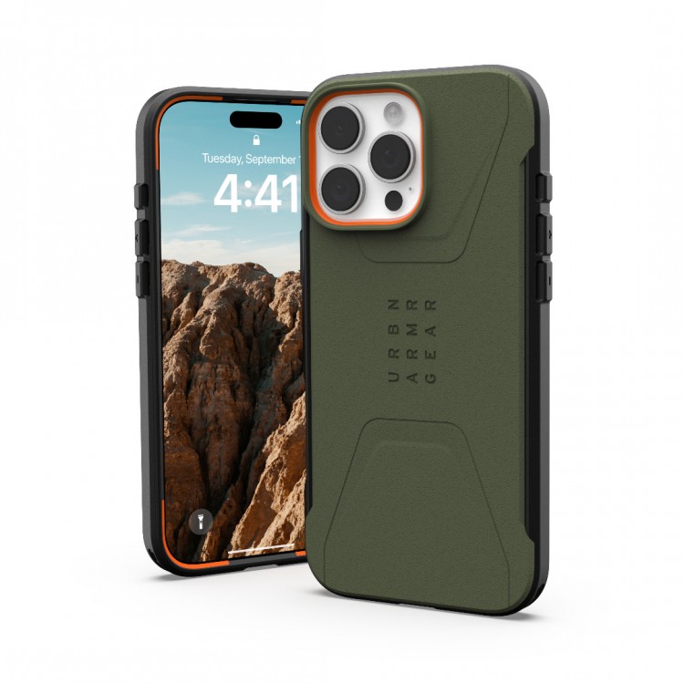 Θήκη UAG Civilian MagSafe για Apple iPhone 16 PRO MAX 6.9 2024 - Olive Drab ΠΡΑΣΙΝΟ - 114445117272